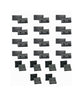H-BOLT 60-64mm Bed Slat Holders / Bed Slat Clips - Complete Bed Sets Available