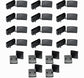 H-BOLT 50-55mm Bed Slat Holders / Bed Slat Clips - Complete Bed Sets Available
