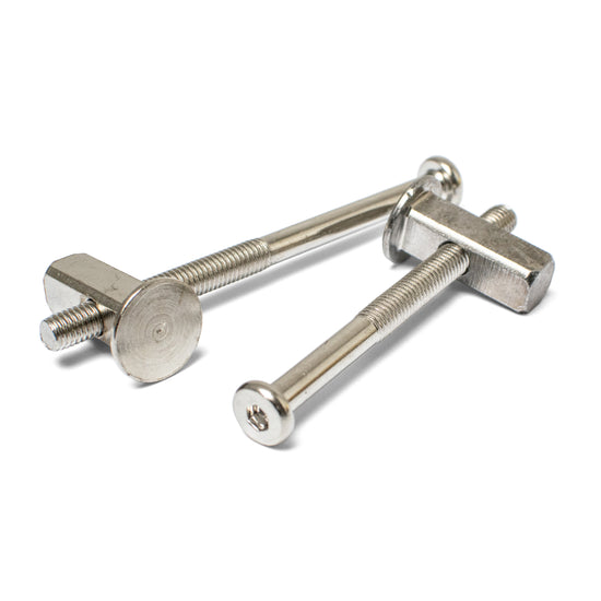 H-BOLT M8 Furniture Bolts + M8 Block Nuts - Ideal For Bunk Beds