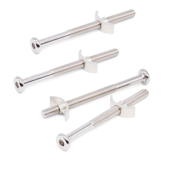 H-BOLT M6 Furniture Bolts + M6 Lunar Moon Nuts