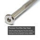 H-BOLT M8 Furniture Bolts + M8 Block Nuts - Ideal For Bunk Beds
