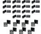 H-BOLT 50-55mm Bed Slat Holders / Bed Slat Clips - Complete Bed Sets Available
