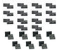 H-BOLT 60-64mm Bed Slat Holders / Bed Slat Clips - Complete Bed Sets Available